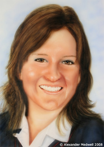 Portrait (21x30cm) by Alex Medwell using the new Com-Art Steve Driscoll Flesh Tone Set