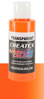 Createx Airbrush Colors Transparent Orange 2oz (60ml)