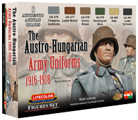 LifeColor Austro-Hungarian Army Uniforms 1916-1918 Set