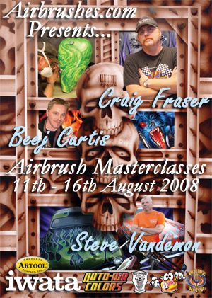 Airbrush Masterclasses, 11th - 16th August 2008