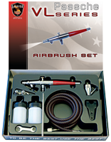 Paasche VL-3AS Airbrush Set (with all 3 Heads)