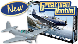 GreatWall Hobby 1/48th scale WWII Douglas TBD-1 Devastator