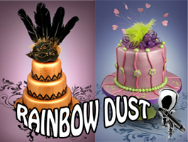 New Rainbow Dust 100% Edible Metallic Food Colours