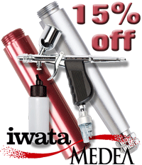 15% off Iwata accessories purchased with an Iwata airbrush