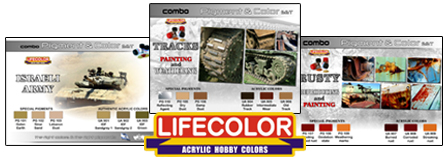 New LifeColor Combo Pigment and Acrylic Colour sets