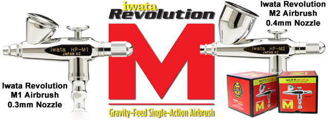 Iwata Revolution M Series airbrushes