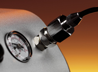 Pressure Gauge on an Iwata Silver Jet compressor