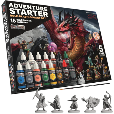 The Army Painter GameMaster: Adventure Starter Role-playing Paint Set (15 x 18ml)