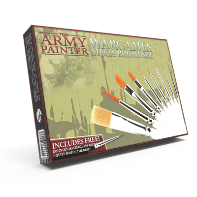 The Army Painter Mega Brush Set (Set of 10)