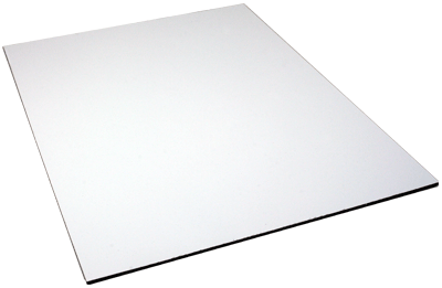 Double-sided Aluminium Panel White (40 x 60cm)