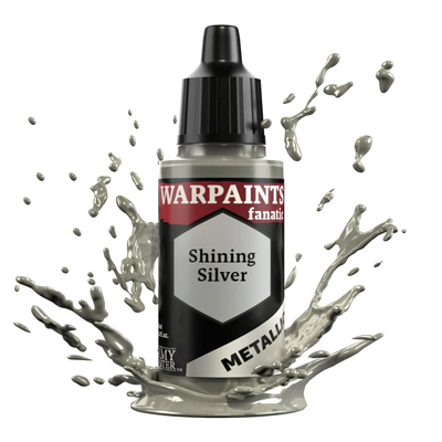 The Army Painter Warpaints Fanatic Metallic:  Shining Silver (30ml)