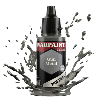 The Army Painter Warpaints Fanatic Metallic: Gun Metal (30ml)