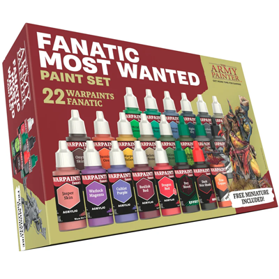 The Army Painter Warpaints Fanatic: Most Wanted (set of 22)