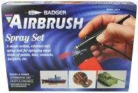 Badger Spray Set (250-3 med head)