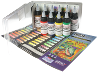 Com-Art Kit E Transparent Primary Paint Set
