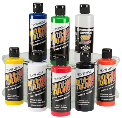 Auto-Air Transparent 120ml Set of 8