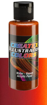 Createx Illustration Transparent Burnt Sienna 2oz (60ml)