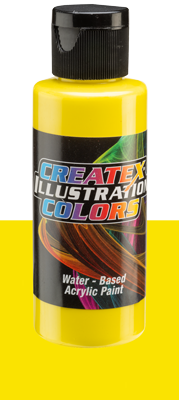 Createx Illustration Opaque Yellow 2oz (60ml)