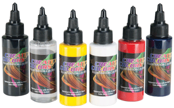 Createx Illustration - Primary Set 6 x 2oz (60ml)