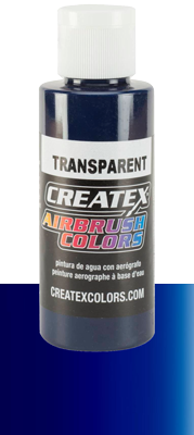 Createx Airbrush Colors Transparent Deep Blue 2oz (60ml)