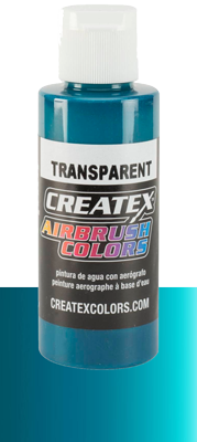 Createx Airbrush Colors Transparent Aqua 2oz (60ml)
