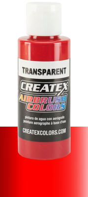 Createx Airbrush Colors Transparent Brite Red 2oz (60ml)