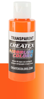 Createx Airbrush Color - 2 oz, Fluorescent Orange