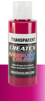 Createx Airbrush Colors Transparent Fuchsia 2oz (60ml)