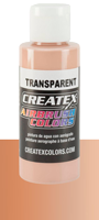 Createx Airbrush Colors Transparent (Fleshtone) Peach 2oz (60ml)