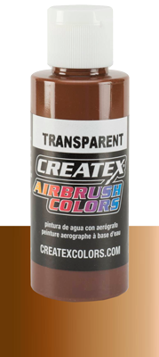 Createx Airbrush Colors Transparent Light Brown 2oz (60ml)