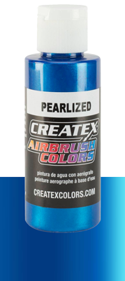 Createx Airbrush Colors Pearlized Blue 2oz (60ml)