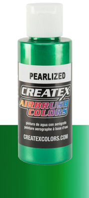 Createx Airbrush Colors Pearlized Green 2oz (60ml)
