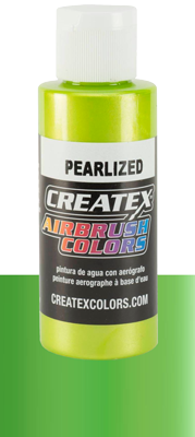 Createx Airbrush Colors Pearlized Lime 2oz (60ml)