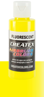Createx Airbrush Colors Fluorescent Yellow 2oz (60ml)