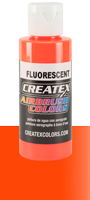 Createx Airbrush Colors Fluorescent Orange 2oz (60ml)