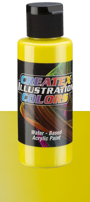 Createx Illustration Transparent Bismuth Vanadate Yellow 2oz (60ml)