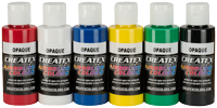 Createx Airbrush Colors Opaque Set 6 x 2oz (60ml)