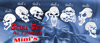 Richard Markham - Mini Skull Stencil Set of 7