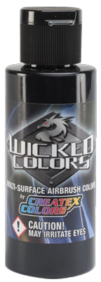 Createx Wicked Black 2oz (60ml)