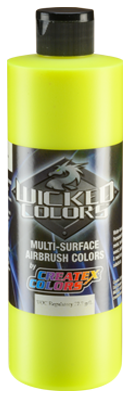 Createx Wicked Fluorescent Yellow 16oz (480ml)