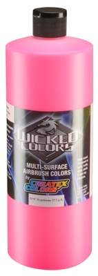 Createx Wicked Fluorescent Pink 32oz (960ml)