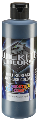 Createx Wicked Opaque Jet Black 8oz (240ml)