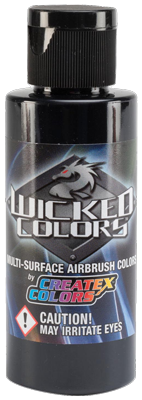 Createx Wicked Detail Black 2oz (60ml) [NEW | SLIGHT PAINT MARKS FROM ANOTHER BOTTLE]