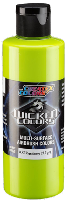 Createx Wicked Opaque Limelight Green 4oz (120ml)