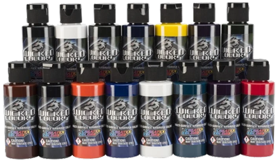 Createx Wicked Detail Pro Set 17 x 2oz (60ml)