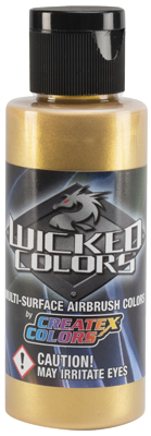 Createx Wicked Metallic Gold 2oz (60ml)