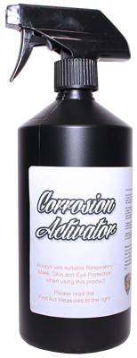 Flake King Corrosion Activator 750ml Spray - Ready Mixed