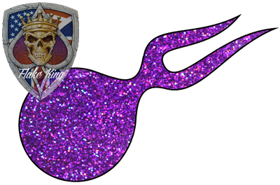 Flake King Kromatic Purple Heart 375 µm / .015\" Dry Metal Flake (100g)