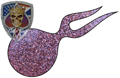 Flake King Candy Pink 375 µm / .015\" Dry Metal Flake (100g)