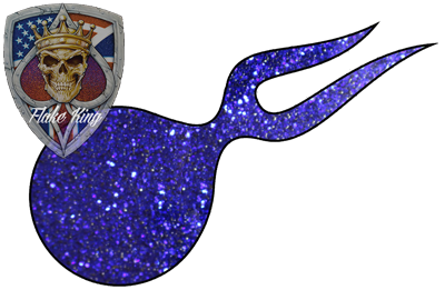 Flake King Candy Royal Navy 375 µm / .015\" Dry Metal Flake (100g)